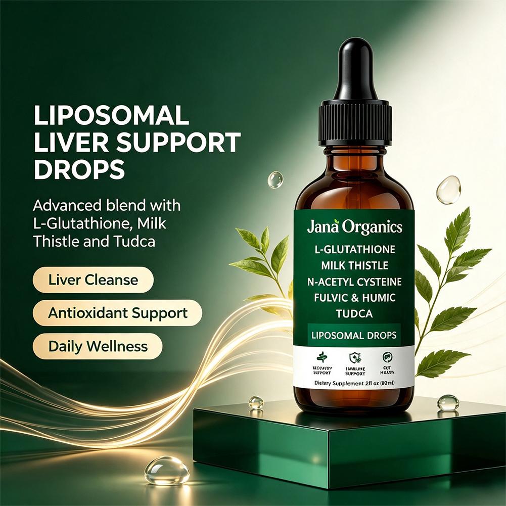 Herbal Wellness Liquid - 60ml Liposomal Herbal Liquid Drops with