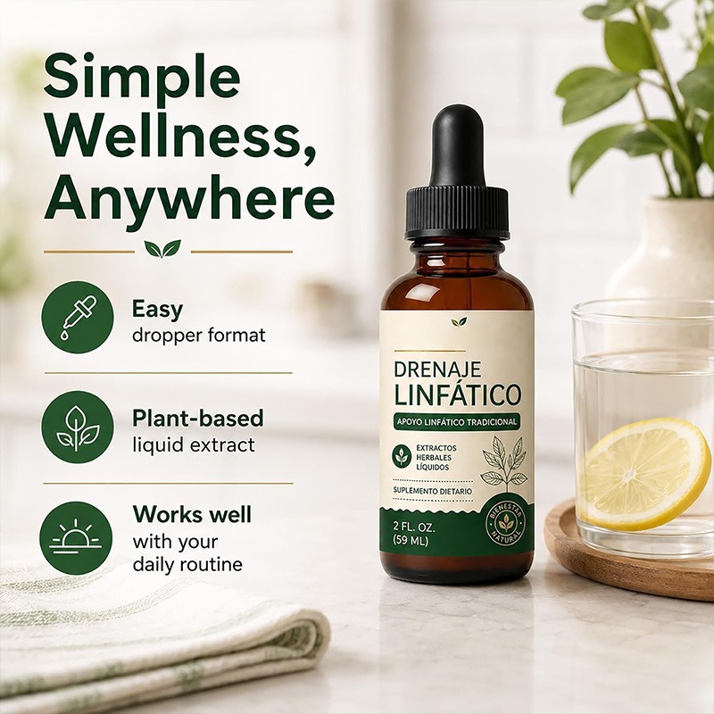 Herbal Wellness Liquid - 59ml Drenaje Linfatico Natural Herbal Wellness