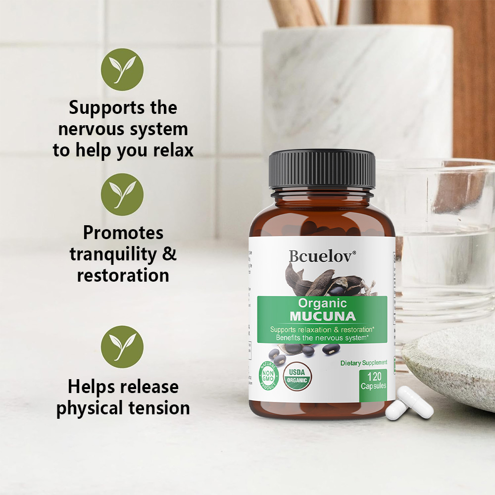 Organic Mucuna Capsules - Supp - đánh giá và giá Tulsi Holy Basil