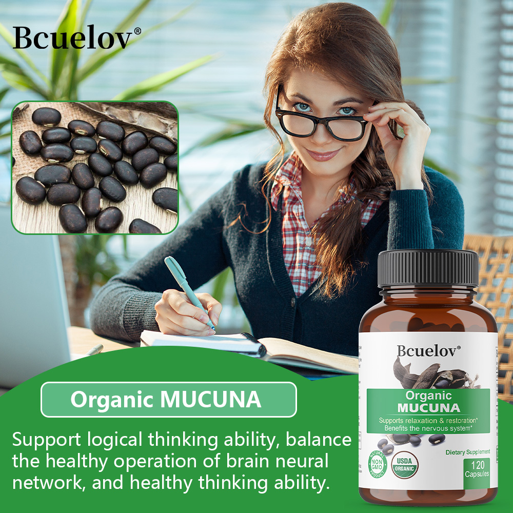 Organic Mucuna Capsules - Supp - đánh giá và giá Tulsi Holy Basil
