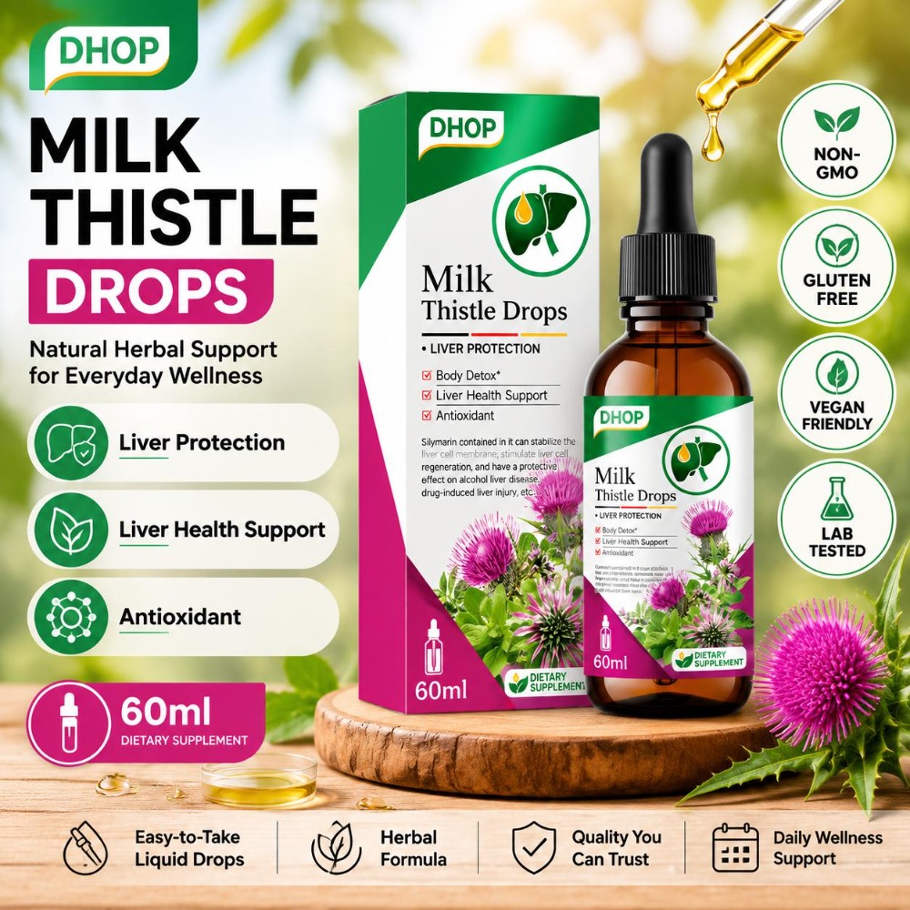 DHOP Milk Thistle Drops Silyma - đánh giá và giá Milk Thistle Silymarin
