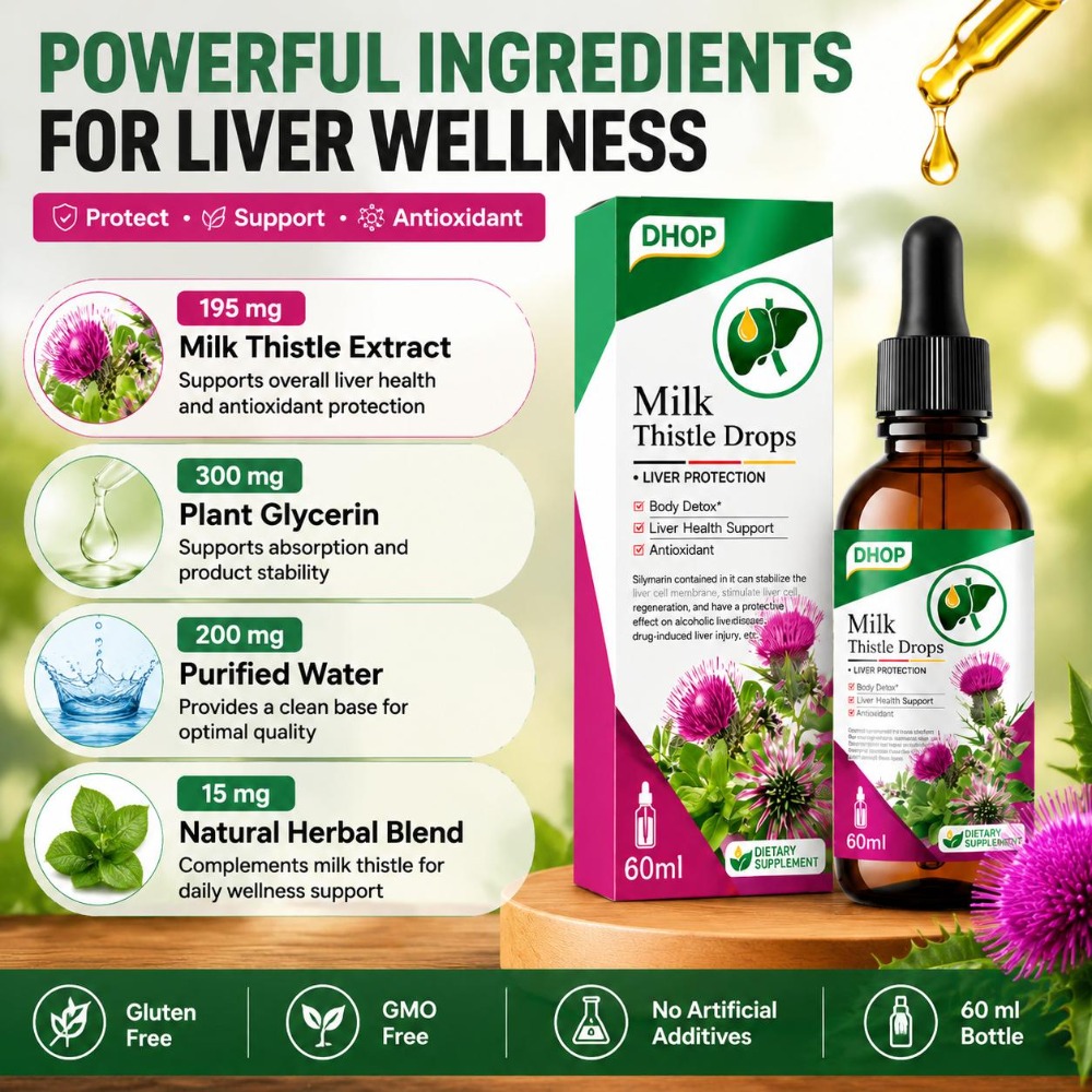 DHOP Milk Thistle Drops Silyma - đánh giá và giá Milk Thistle Silymarin