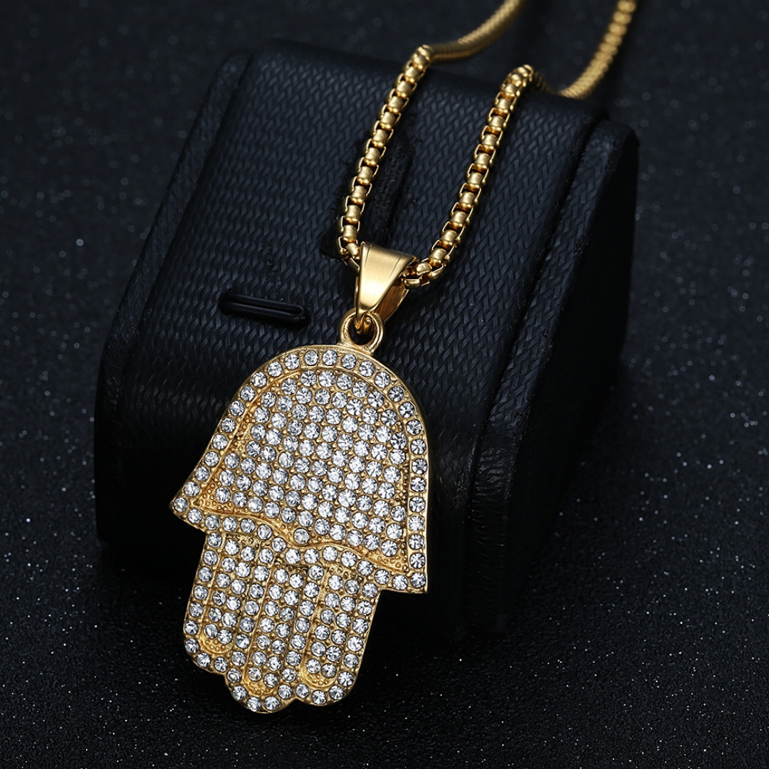 Hip Hop Iced Out Hamsa Hand of - đánh giá và giá Tulsi Holy Basil