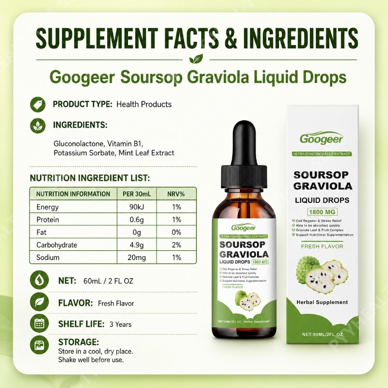 Soursop Graviola Leaf and Frui - đánh giá và giá Herbal Wellness Liquid