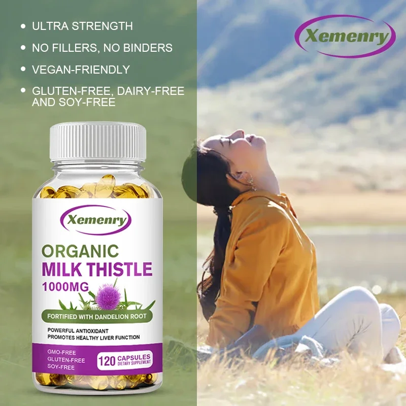Milk Thistle Capsules 1000 Mg  - đánh giá và giá Milk Thistle Silymarin