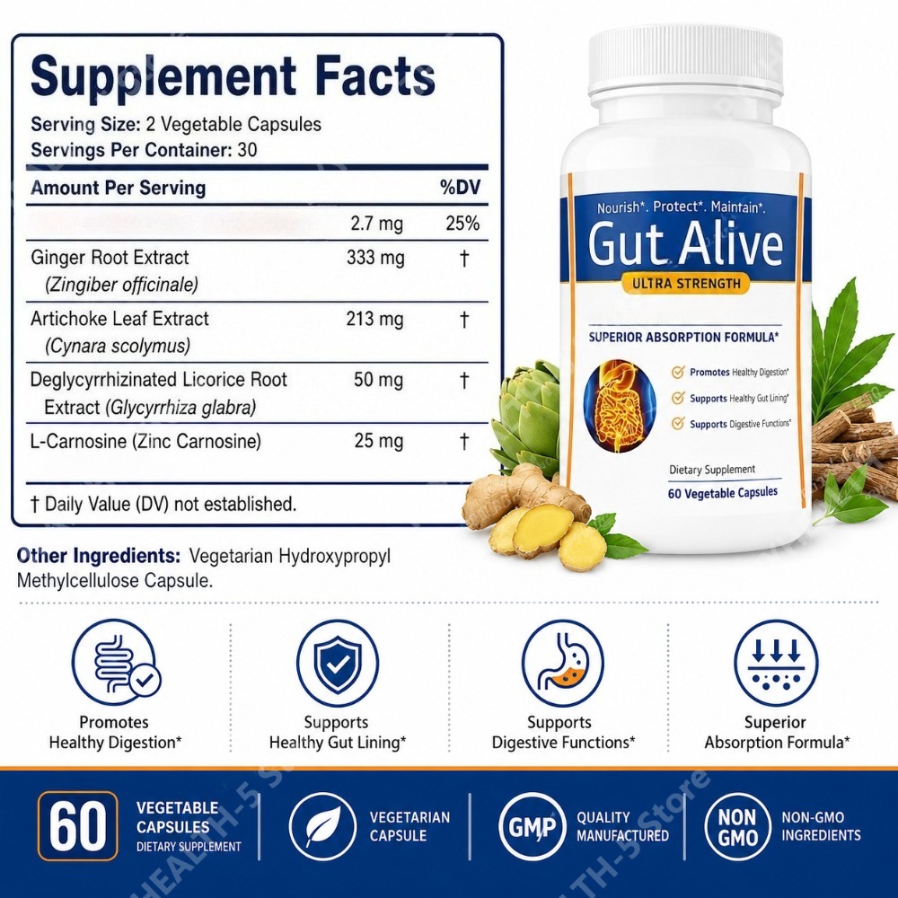 Gut Alive Natural Digestive He - đánh giá và giá Tulsi Holy Basil