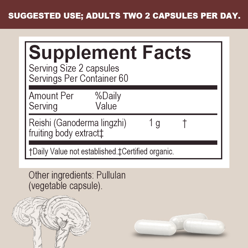 Reishi Capsules - Relieve Stre - đánh giá và giá Tulsi Holy Basil