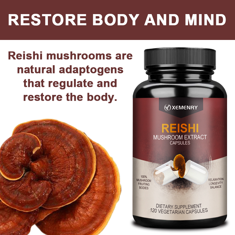 Reishi Capsules - Relieve Stre - đánh giá và giá Tulsi Holy Basil