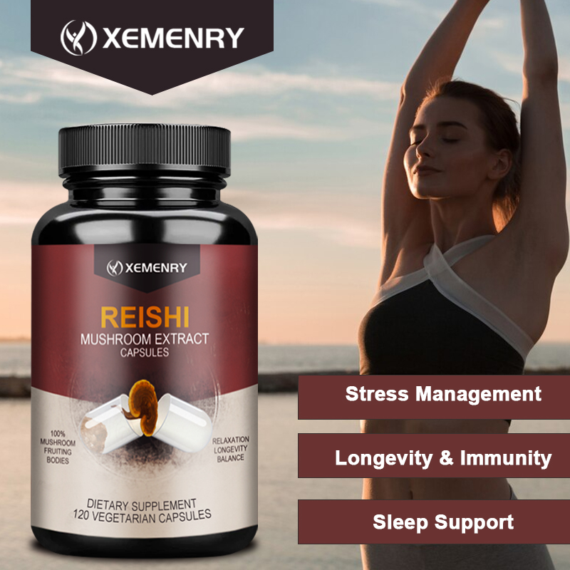 Reishi Capsules - Relieve Stre - đánh giá và giá Tulsi Holy Basil