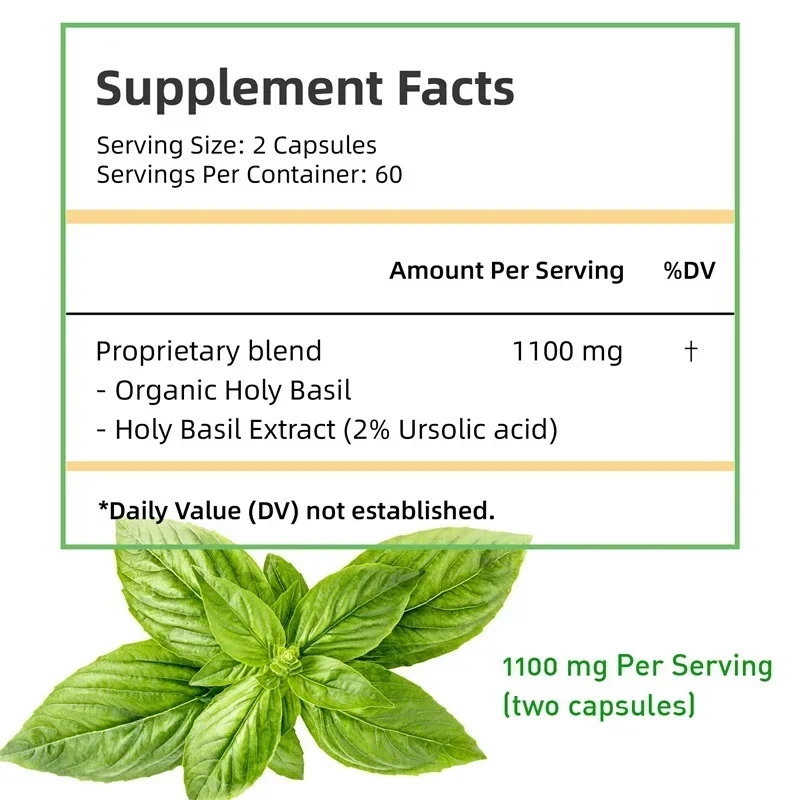 Holy Basil Capsules - Enhance  - đánh giá và giá Tulsi Holy Basil