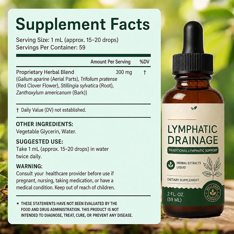 59ml Drenaje Linfatico Natural - đánh giá và giá Herbal Wellness Liquid